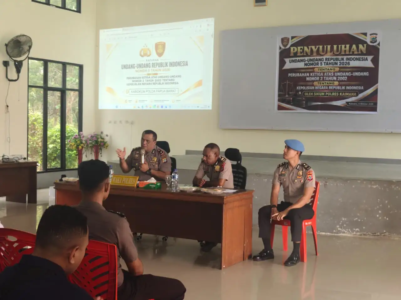 Polres Kaimana Perbarui Pemahaman Hukum Personel, AKBP Satria Dorong Tugas Kepolisian Berjalan dalam Koridor Regulasi